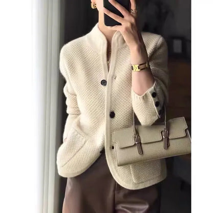 Mary Veil Silken Half neck Cardigan