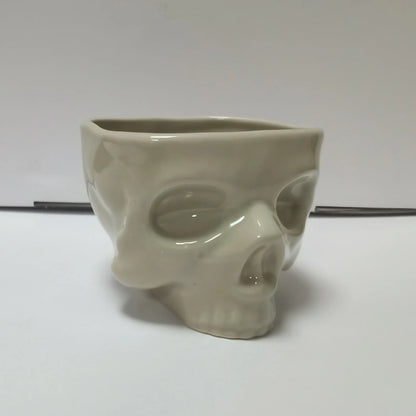 Ceramic Skull Candy Bowl