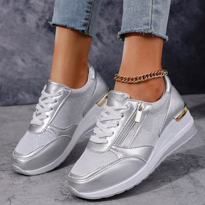 Nova Metallic Platform Sneakers