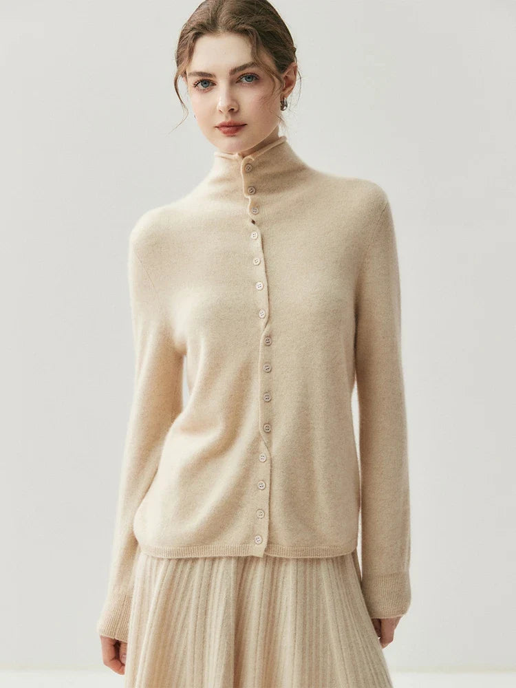Serin Cashmere Blend Turtleneck Sweater