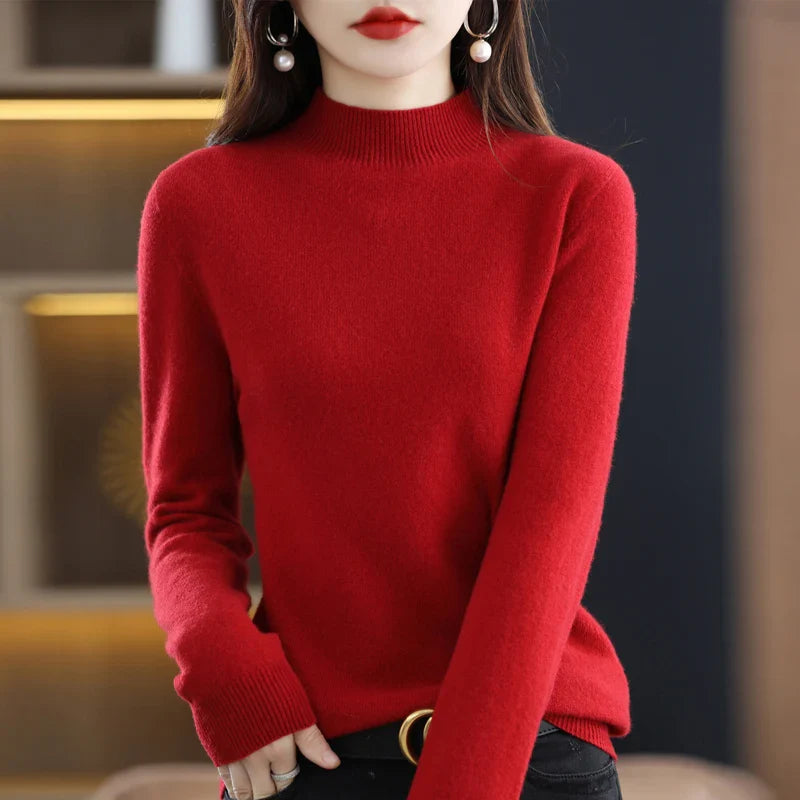 Evelane Wool Turtleneck Sweater