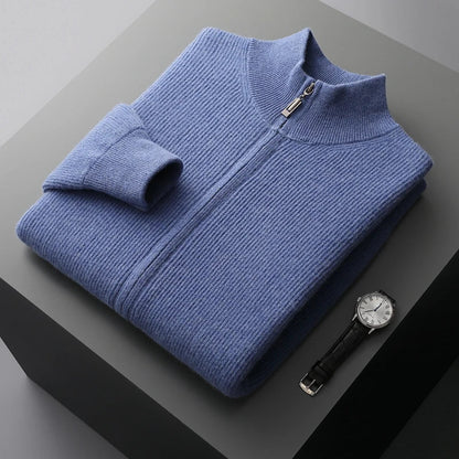 Halden Cashmere Blend Zip Cardigan
