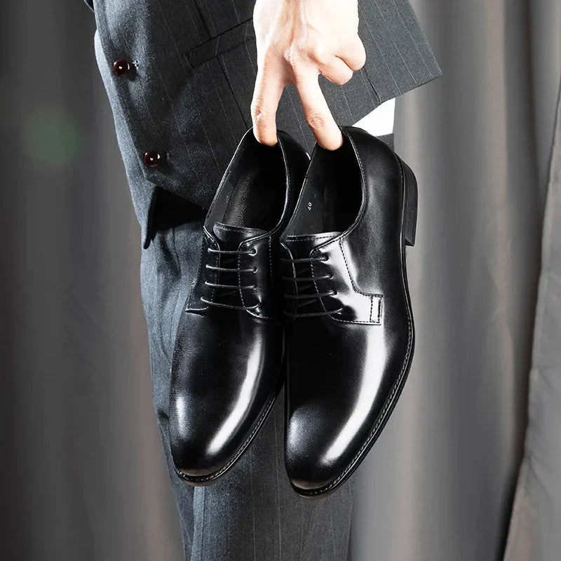 Alvaro Genuine Leather Dress Shoes - Members