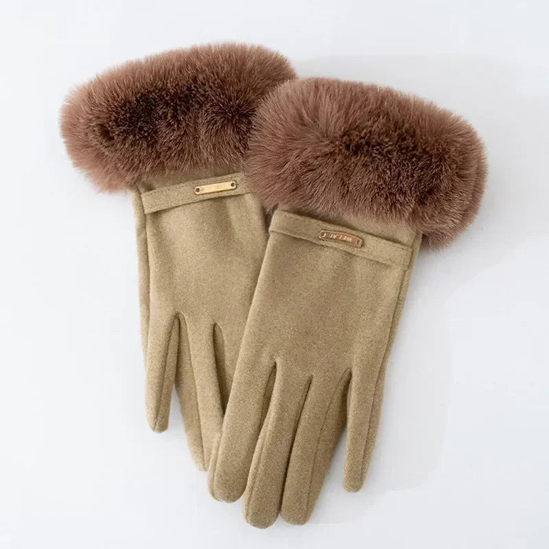 Iria Fur Gloves