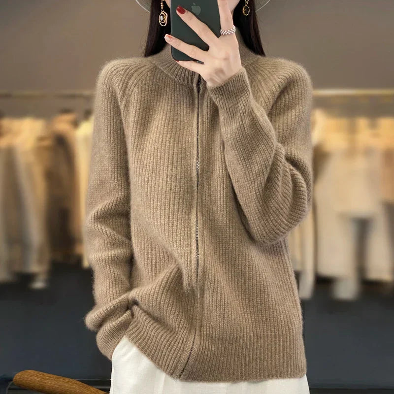 Merrick Wool Zip Up Jacket