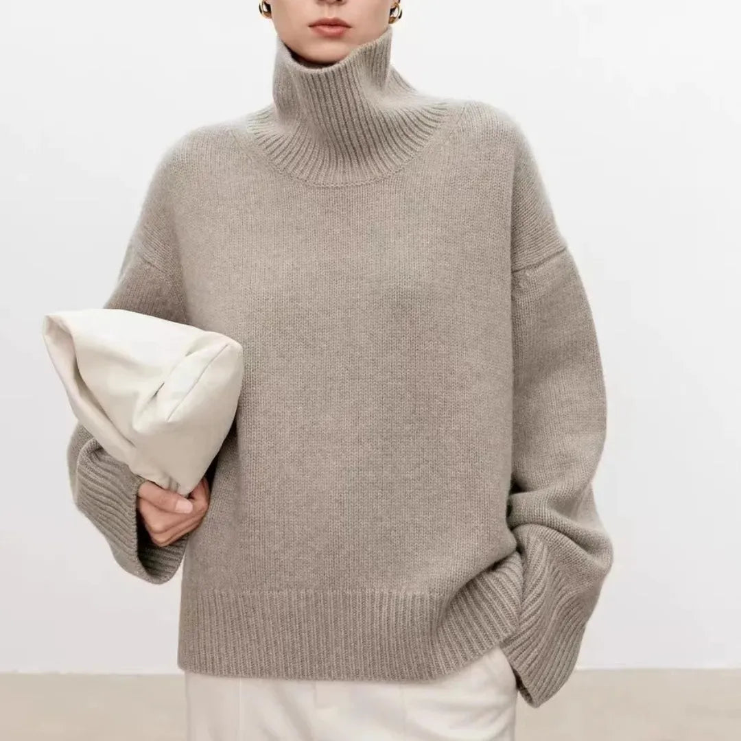 Valora Cashmere High Neck Sweater
