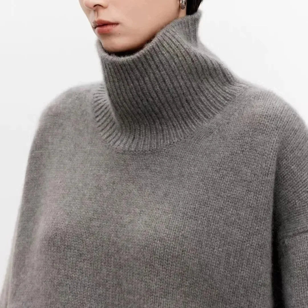 Valora Cashmere High Neck Sweater