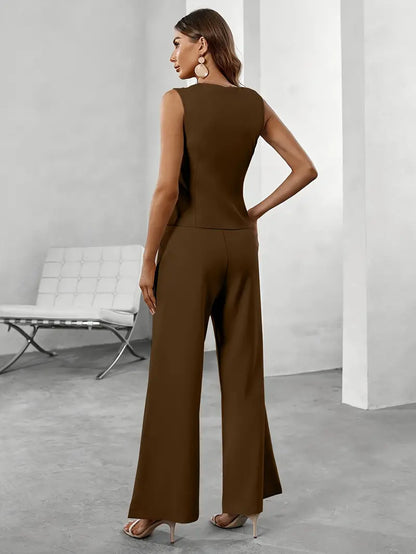 Soren Women’s Sleeveless Two Piece Jumpsuit