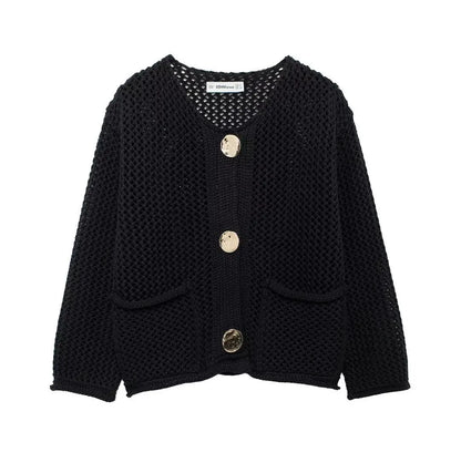 Clara Knitted Button Cardigan