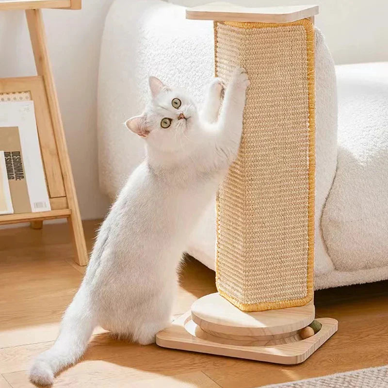 Cat Scratch Mat with Natural Sisal Furniture Saver Pad