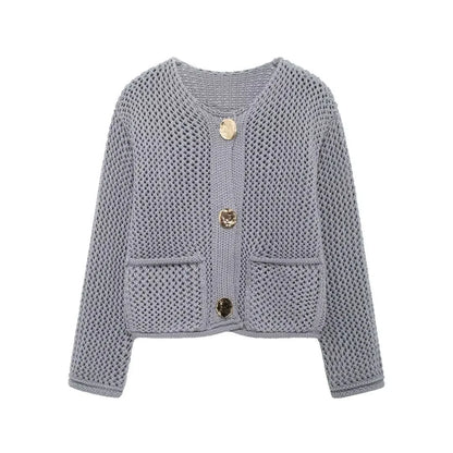 Clara Knitted Button Cardigan