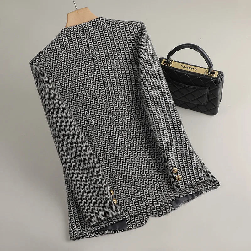 Liana Single Button Wool Blazer
