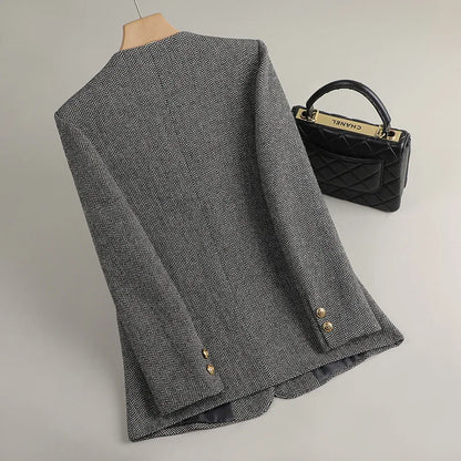 Liana Single Button Wool Blazer