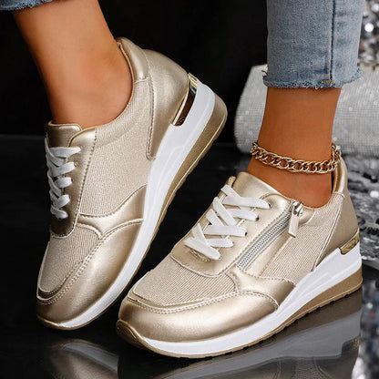 Nova Metallic Platform Sneakers