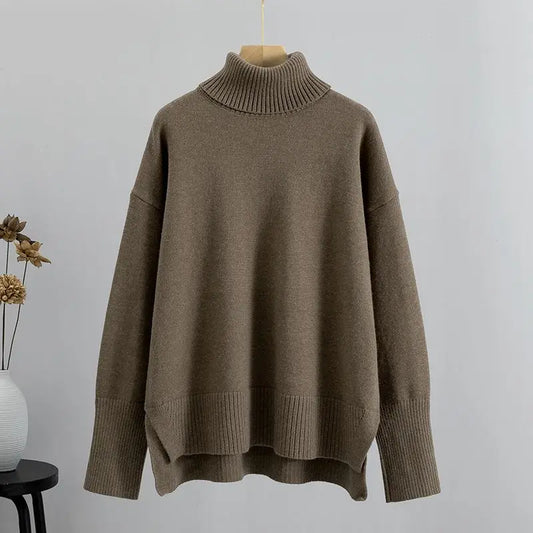 Tuscany Cashmere Turtleneck Sweater