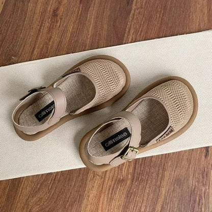 Flora Woven Leather Sandals
