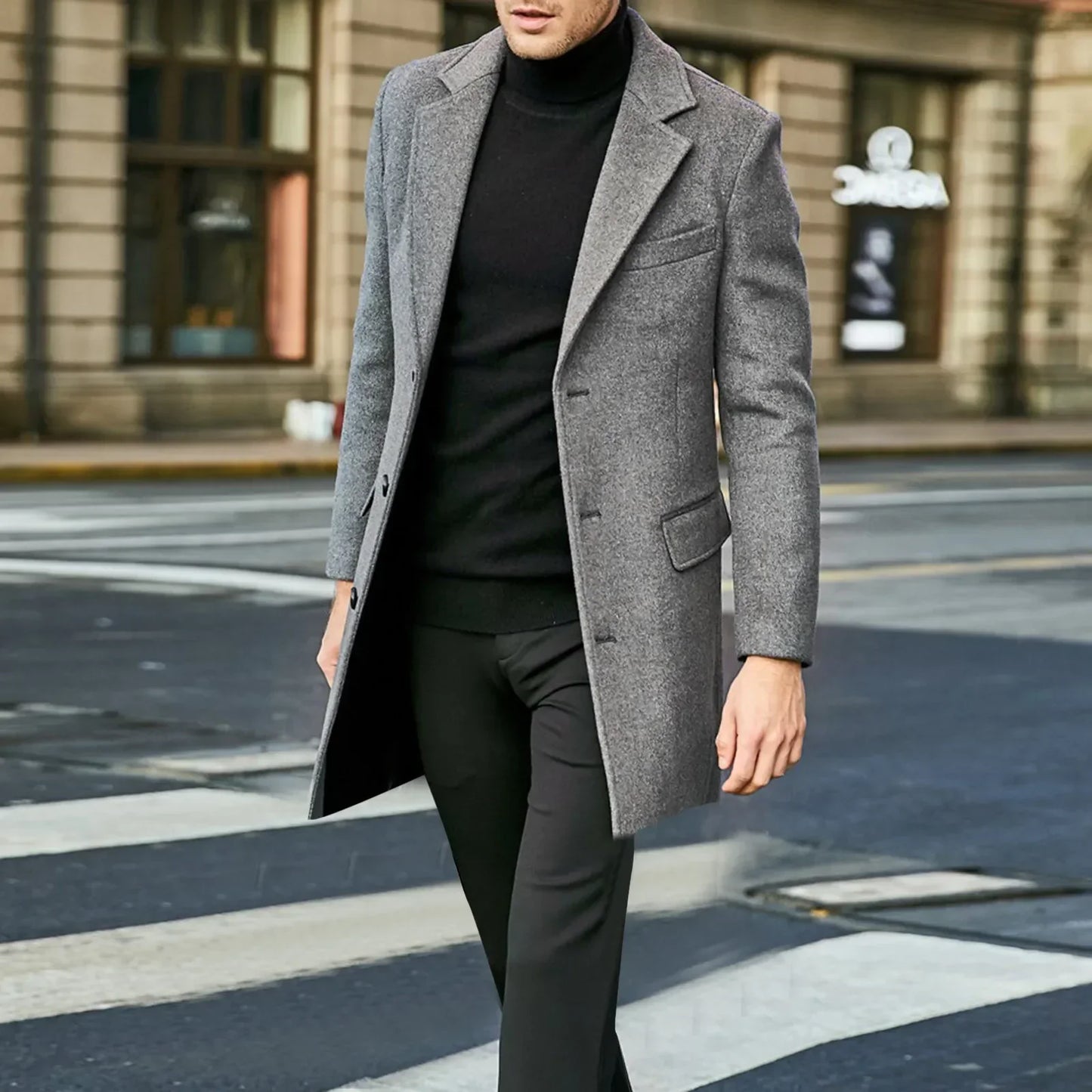 Chelsea Tailored Wool Overcoat