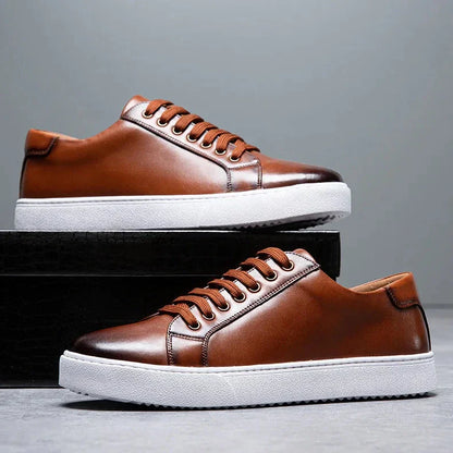 Emillio Premium Leather Sneakers