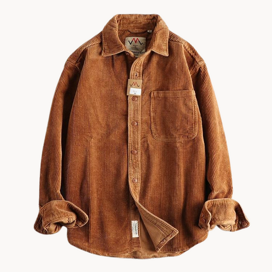 Corduroy Texture Overshirt - Members