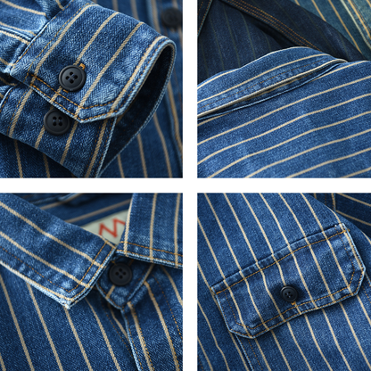 Retrovista™ 1977 Vintage Button-Up Shirt