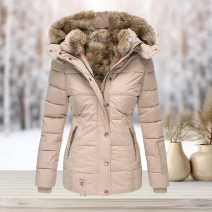 Melisa Hayes Luxe Fur Lined Puffer Jacket