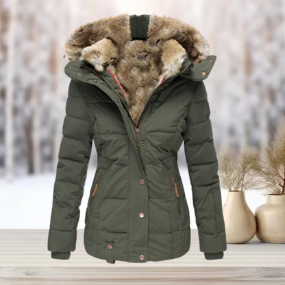 Melisa Hayes Luxe Fur Lined Puffer Jacket