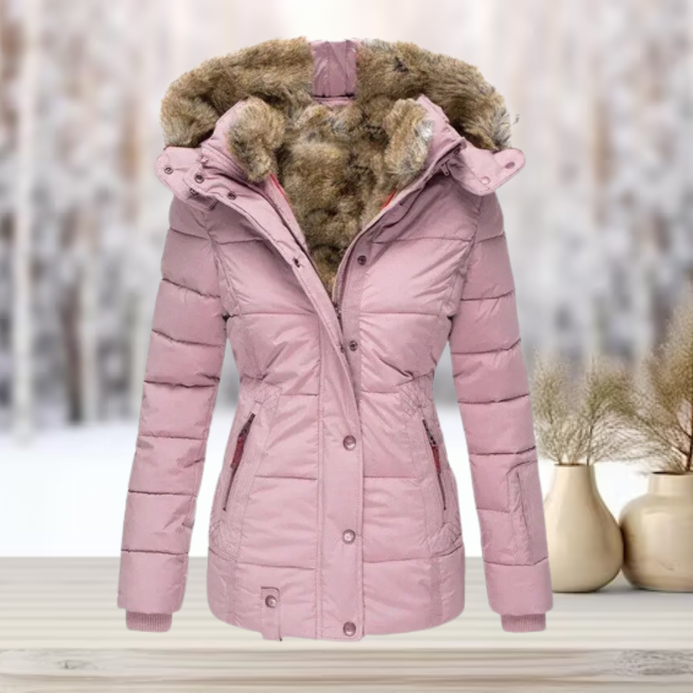 Melisa Hayes Luxe Fur Lined Puffer Jacket