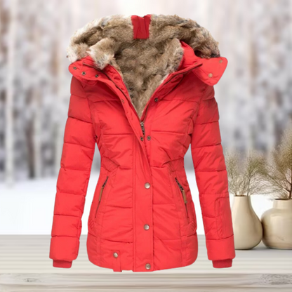 Melisa Hayes Luxe Fur Lined Puffer Jacket