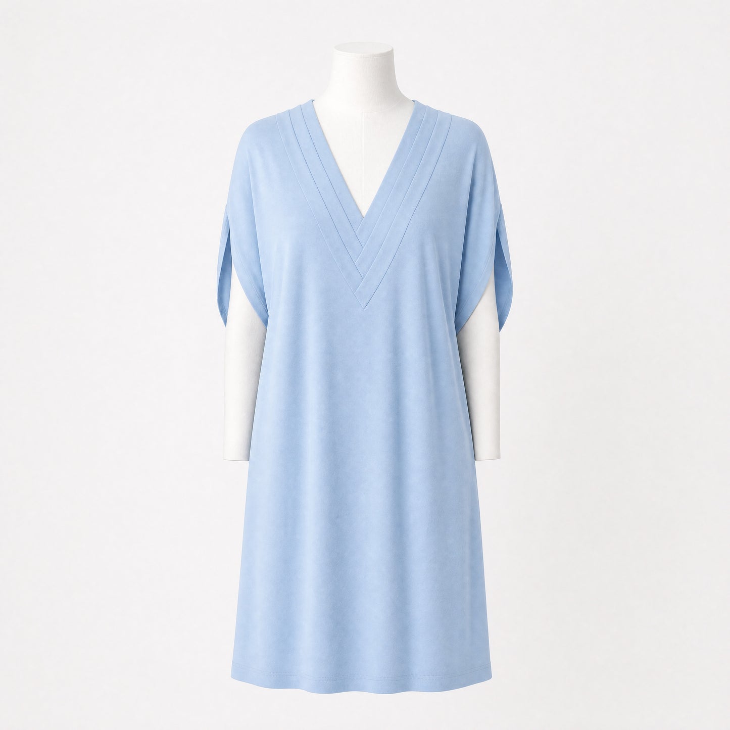 Hannah - Women's V-Neck Wrap Detail Dress