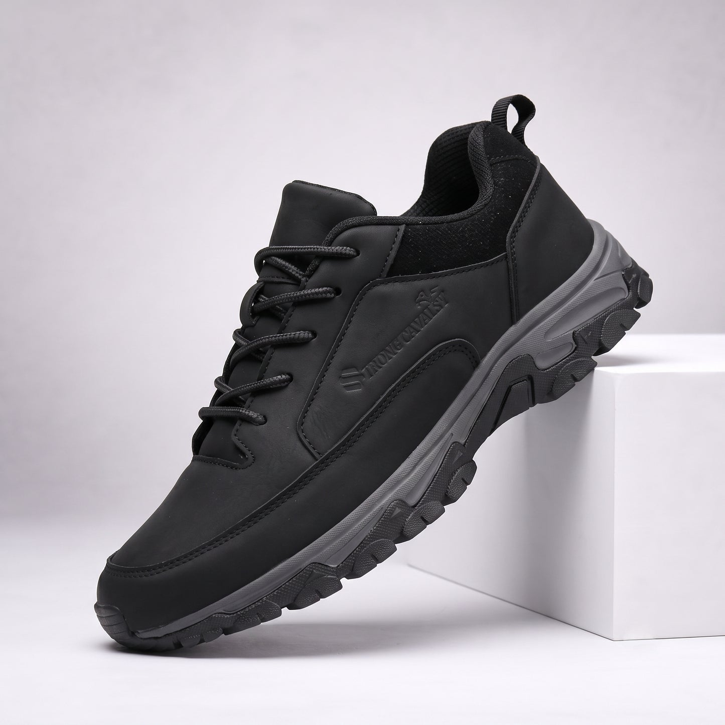 Reid - Men's Genuine Leather Sneakers with Arch Support