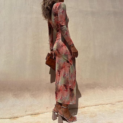 Capri Tie Dye Slim Fit Dress