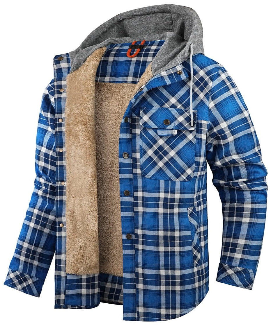 Hudson Hooded Flannel Jacket