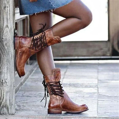 Emilia - Leather Boots