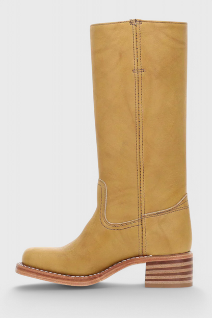 Clara Tall PU Leather Boots - Members