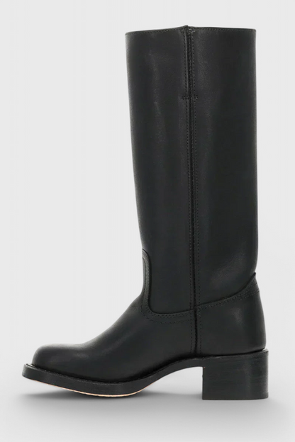 Clara Tall PU Leather Boots - Members