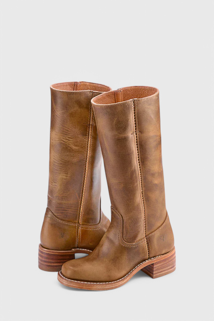 Clara Tall PU Leather Boots - Members