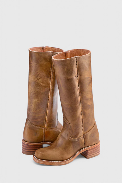 Clara Tall PU Leather Boots - Members