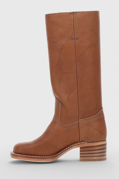 Clara Tall PU Leather Boots - Members