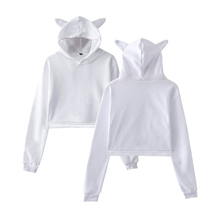 Elara Soft Cropped Hoodie