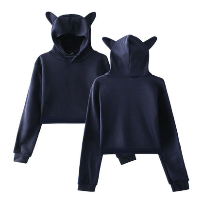 Elara Soft Cropped Hoodie