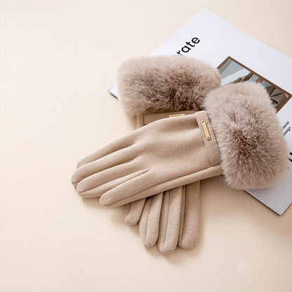 Siena Faux Fur Cashmere Gloves