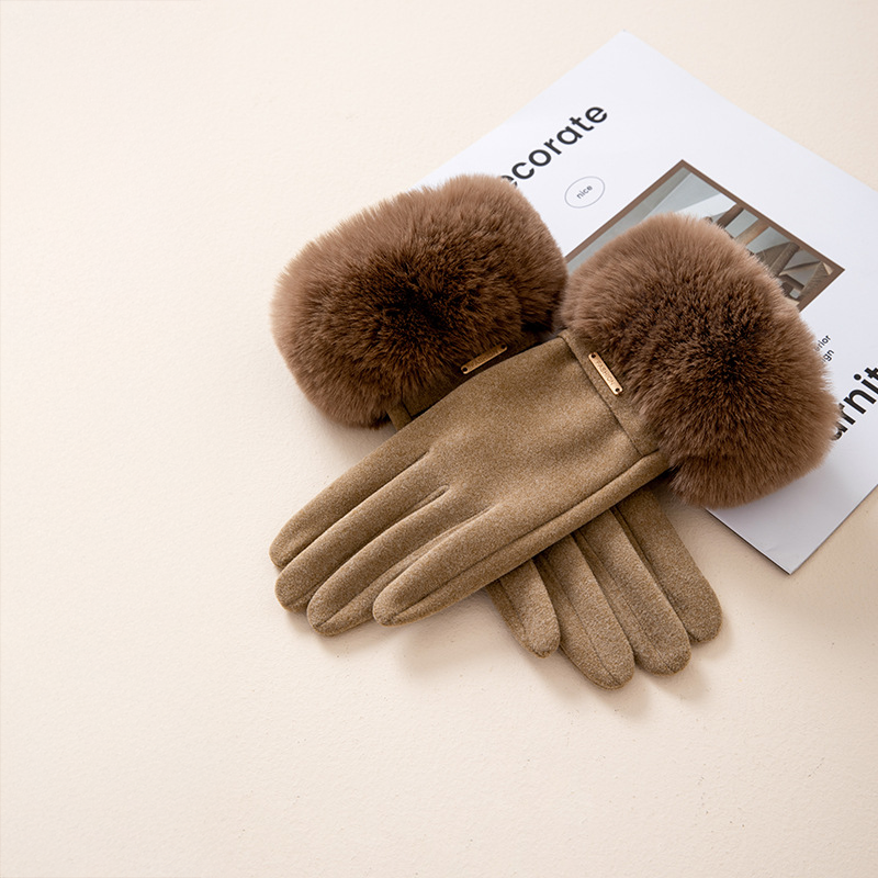 Siena Faux Fur Cashmere Gloves