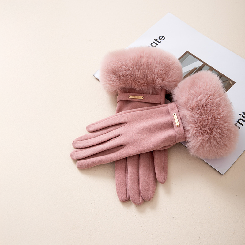 Siena Faux Fur Cashmere Gloves