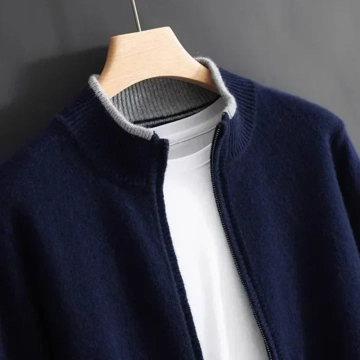 Vienna Cashmere Zip Up