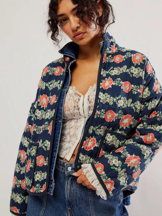 Marbella Floral Puffer Jacket