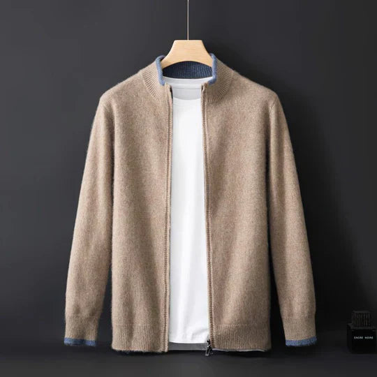 Vienna Cashmere Zip Up