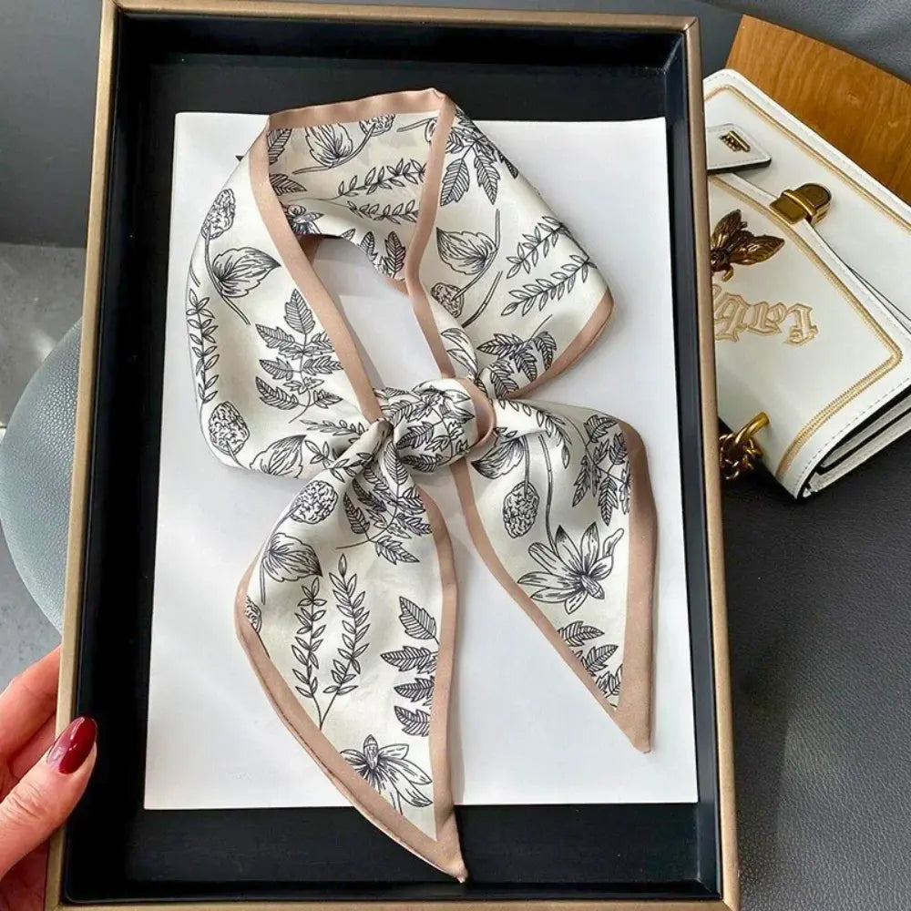 Floral Silk Scarf