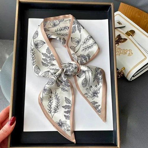 Floral Silk Scarf