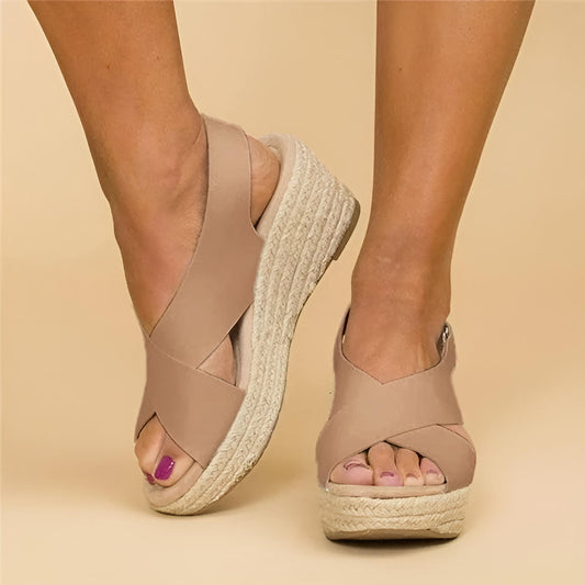 Elara Orthopedic Espadrille Wedges - Members