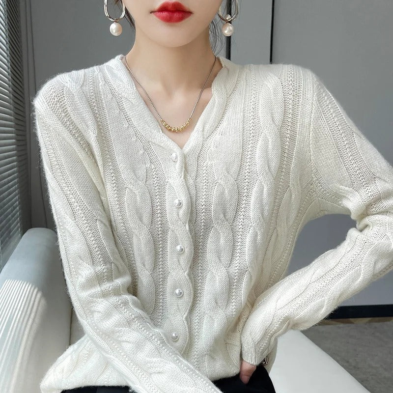 Montessa 100% Wool Cardigan